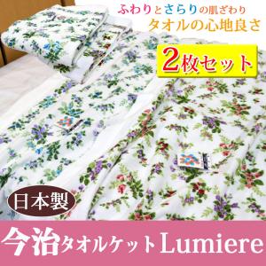 2色セット 年中使える 今治 タオルケット ルミエール