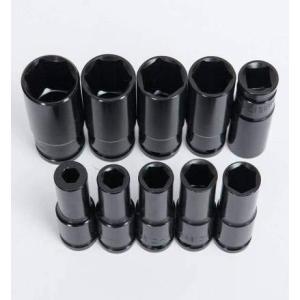 ディープソケット セット 差込角 12.7mm 10本セット 1/2インチ 全長 78mm 6角 タイプ 面接触