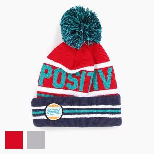 メール便可 / カナダ IFOUND アイファウンド Positive  Beanie レッド スノーボード スキー ビーニー ニットキャップ [16IF3608]｜yorozwagon