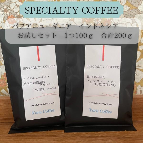 スペシャルティーコーヒーお試し100g×２種セット