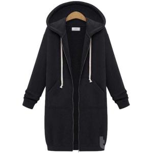 ロングパーカーレディース冬パーカー裏起毛フリーストップスアウター羽織り暖かいゆったり大人防寒大きいサイズ40代秋冬新作