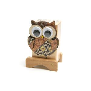 ようじ入れ　フクロウ