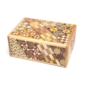 箱根寄木細工 秘密箱(からくり箱)4回仕掛けの詳細画像1