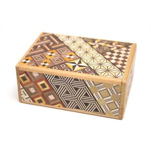 箱根寄木細工 秘密箱(からくり箱)4回仕掛けの詳細画像2