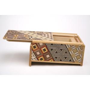 箱根寄木細工 秘密箱(からくり箱)4回仕掛けの詳細画像4