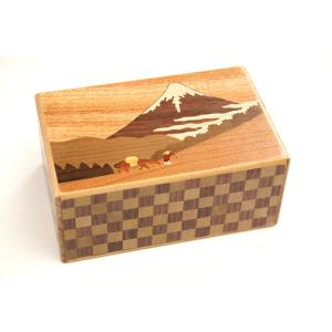 秘密箱10回仕掛け 5寸音入り : 箱根寄木細工 - 通販 - Yahoo