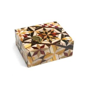 寄木細工　宝石入れ　オルゴール 新品 イタリア製 宝石箱 象嵌 オルゴール GIGLIO 寄木細工 小物
