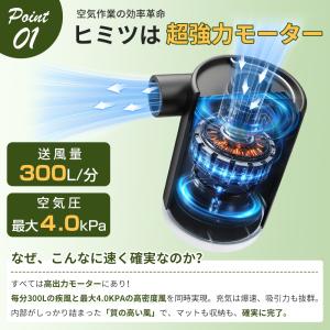 エアポンプ 2WAY コードレス ポータブルエ...の詳細画像3