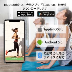 体重計 Bluetooth 体組成計 スマホ連...の詳細画像3