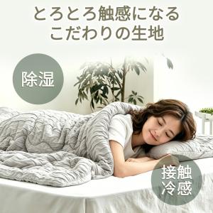掛け布団 夏用 秋用 リバーシブル 両面 接触...の詳細画像4