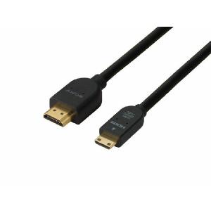 ＳＯＮＹ　HDMI端子用接続ケーブル_（HDMIミニ端子用）　DLC-HEM15/B (ブラック)　１．５M｜yoshiba-direct