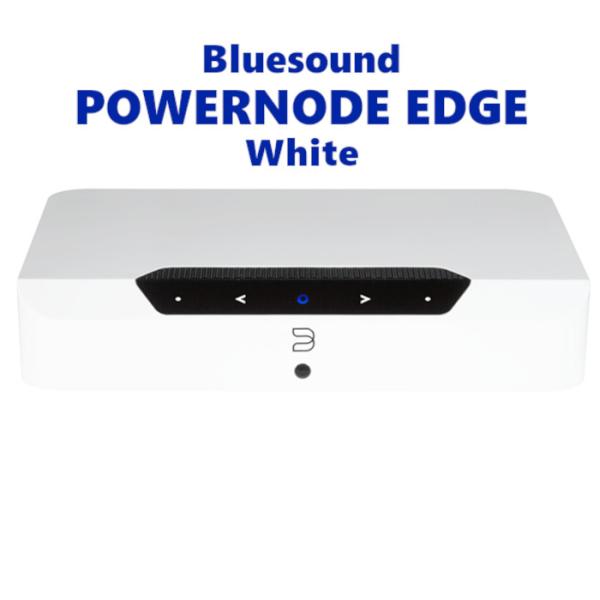 Bluesound POWERNODE EDGE ホワイト コンパクト・ワイヤレス・ミュージック ス...
