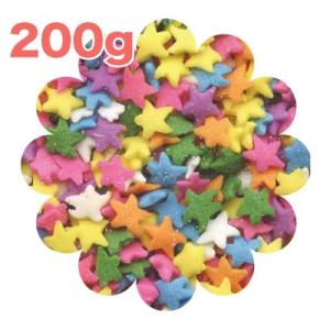 CK スプリンクル 星 カラフルスター 200g 業務用 トッピングシュガー