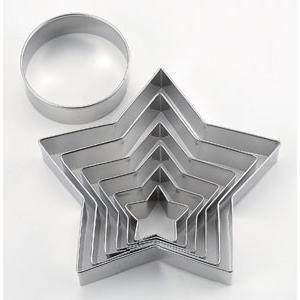 Cake Land もみの木 クッキー型セット 星形6ヶ 丸形1ヶ 抜き型 型抜き