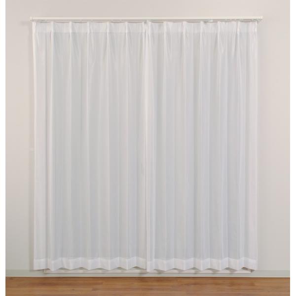 防炎 レースカーテン 幅150cm×丈133cm1枚 ミラーレースカーテン べルーイ 防炎加工（防炎...