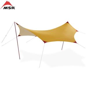 【美品】MSR ランデブーサンシールド 120 ウィング タン タープ　ポール付 MSR（マウンテンセーフティーリサーチ） ランデブーサンシールド120
