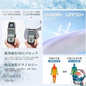 ラッシュガード メンズ パーカー UV カット...の詳細画像2