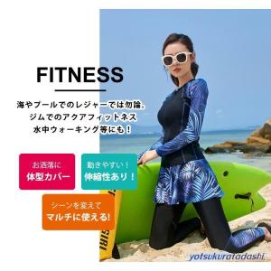 フィットネス 水着 レディース 大きいサイズ ...の詳細画像3
