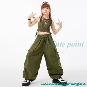 カーゴパンツ ダンス衣装 キッズ ズボン ダン...の詳細画像4