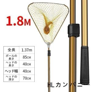 ランディングネット玉網ラバー渓流大型青物タモ網...の詳細画像2