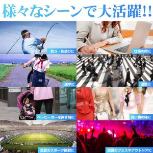 首掛け扇風機 ハンズフリー 4段階風量調節 ス...の詳細画像2