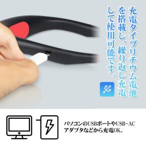 首掛け扇風機 ハンズフリー 4段階風量調節 ス...の詳細画像5
