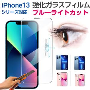 iPhone 13 Pro Max mini用 強化ガラスフィルム ブルーライトカット
