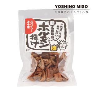 健やかおつまみ　ホルモン揚げ｜健やかおつまみ ホルモン揚げ スパイシーみそ味 旨辛広島の新珍味 ビールのおつまみ おうち時間 ホルモン 珍味