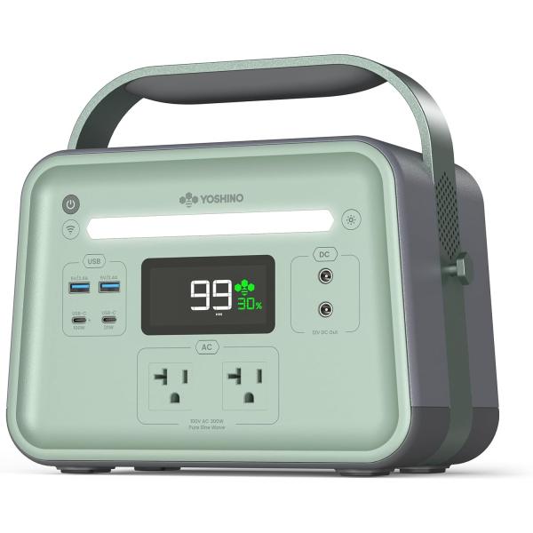 YOSHINOヨシノ 固体電池ポータブル電源 EV搭載電池技術 B300Pro 241Wh 小型 定...