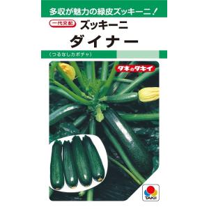 ズッキーニ　ダイナーEX　10粒　一代交配ズッキーニ種子　【タキイのタネ】【野菜の種】