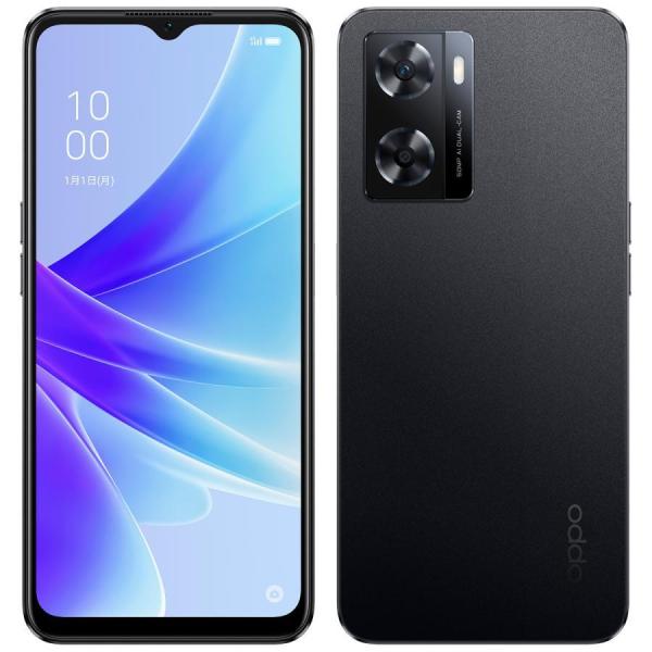 OPPO A77 ブラック CPH2385BK MediaTek Helio G35 6.5型 4G...