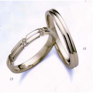 LANVIN (ランバン) La vie en bleu　結婚指輪 　(右側） 5924061｜yosii-bungu