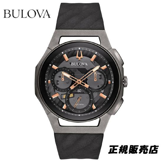 あすつく　ブローバ   BULOVA  腕時計 メンズ カーブ CURV クロノグラフ 98A162...