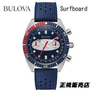 ブローバ BULOVA 腕時計 メンズ アーカイブシリーズ クロノグラフA サーフボード 98A253 正規品 （正規3年保証）｜yosii-bungu
