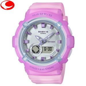 カシオ CASIO BABY-G BGA-280-6AJF スケルトンピンク スポーティ　カジュアル 10気圧防水【21年5月発売】｜yosii-bungu