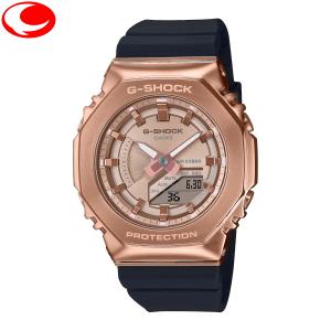【未使用極美品】G-SHOCK GM-S2100PGピンクゴールド×ベージュ G-SHOCK メタル ピンクゴールド 八角形 ミッドサイズ GM-S2100PG