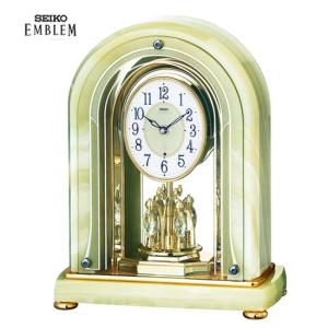 エンブレム 置き時計 電波 セイコー クロック 置時計 SEIKO EMBLEM