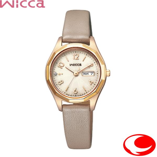 シチズン ウイッカ CITIZEN Wicca KH3-525-90 ソーラーテック レディース 腕...