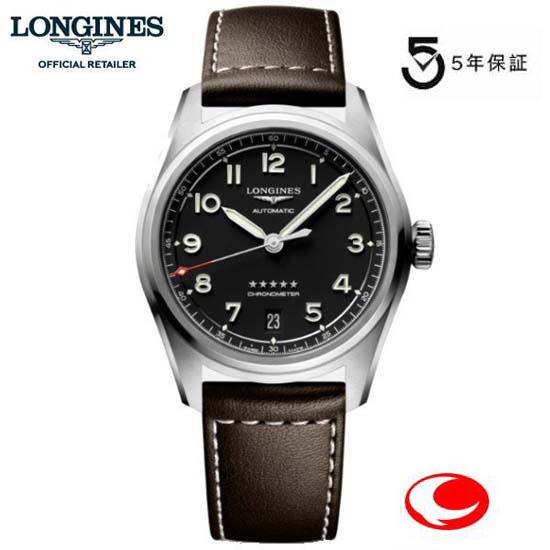 ロンジン 37mm（5年間保証）LONGINES スピリット L3.410.4.53.0　L3410...