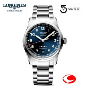 (5年間保証）LONGINES ロンジン スピリット　37mm サイズ  ブルー  L3.410.4.93.6   正規輸入品 腕時計 オートマッティク  自動巻き