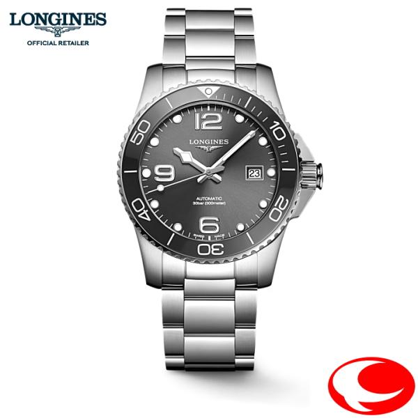 LONGINES ロンジン 腕時計 ハイドロコンクエスト  グレーダイヤル 41mm　300m防水　...