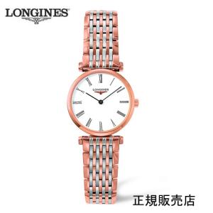 国内正規販売店　LONGINES ロンジン 腕時計 ラ　グラン　クラシック　ドゥ　ロンジン腕時計 L4.209.1.91.7 ピンクゴールド/コンビ（レディース）｜yosii-bungu