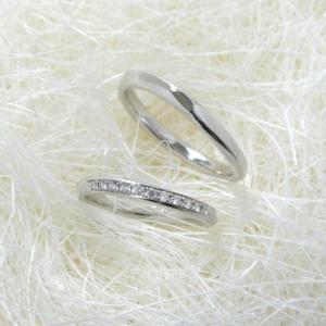 ラザールダイヤモンド　マリッジリング[結婚指輪]　  LD443PRD　（写真下）納期約1ヶ月｜yosii-bungu