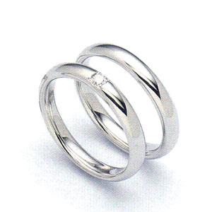 ラザールダイヤモンド マリッジリング[指輪]  LG001PR (右画像　ダイヤ無し) 　納期約1ヶ月｜yosii-bungu