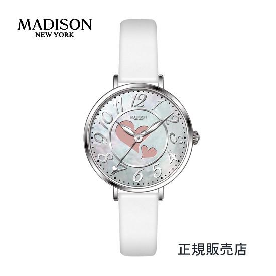 マディソン ニューヨーク プレザント 腕時計 MA012011-1　3年間保証