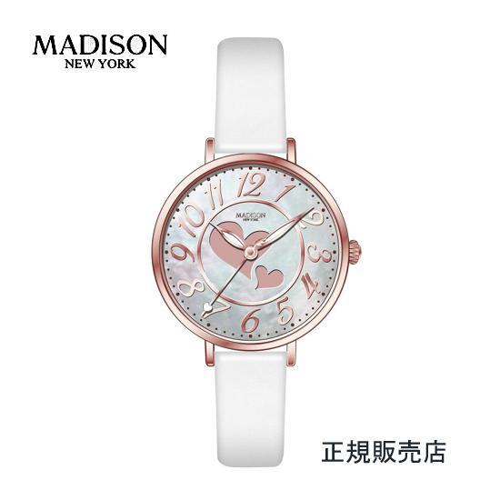 マディソン ニューヨーク プレザント 腕時計 MA012011-2　3年間保証
