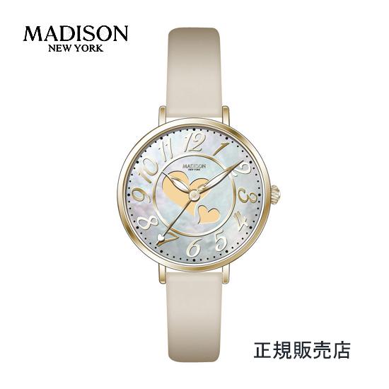 マディソン ニューヨーク プレザント 腕時計 MA012011-5　3年間保証