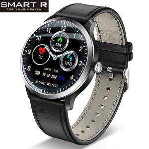 SMART R スマートウォッチ NY-08 ブラック メンズ レディース 腕時計 iphone対応 Android対応【タスク保証付き】｜yosii-bungu
