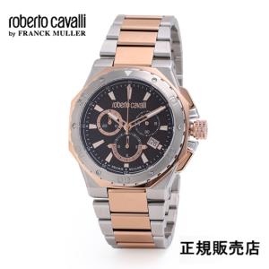 あすつく　ロベルトカヴァリ バイ フランクミュラー RV1G153M0061 クオーツ メンズ 腕時計｜yosii-bungu