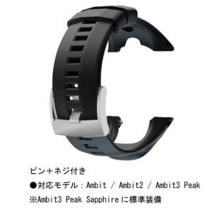 SUUNTO スント　アンビット3 ピーク サファイヤ ストラップ  SS021086000　Ambit3 Peak Sapphireに標準装備